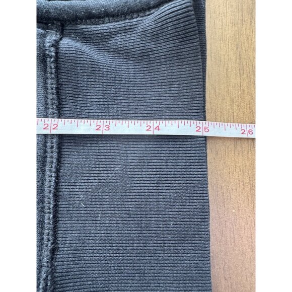 Aeropostale Womens Medium Black Spellout Zip Up Hoodie Y2K Streetwear Athleisure - Picture 9 of 9